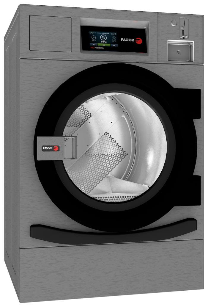 Fagor stacked washer dryer tower for laundromats