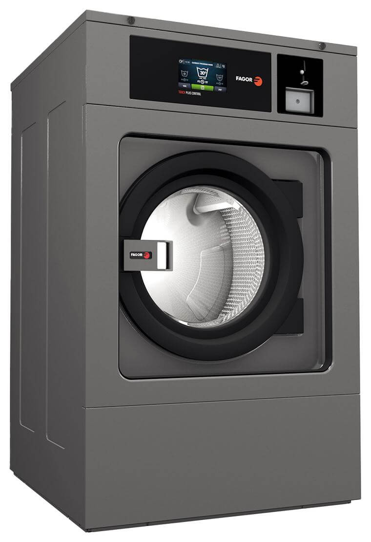 Fagor vended laundromat washer with coin and card payment