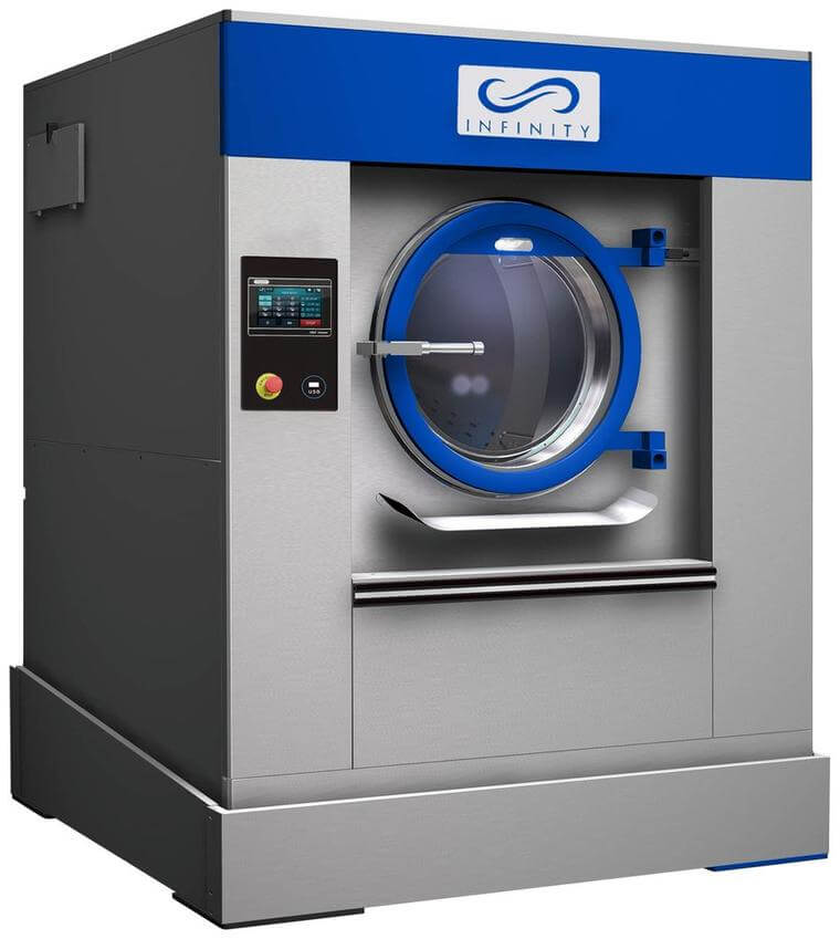 Infinity 100 kg washer extractor — premium Asian-built commercial washing machine
